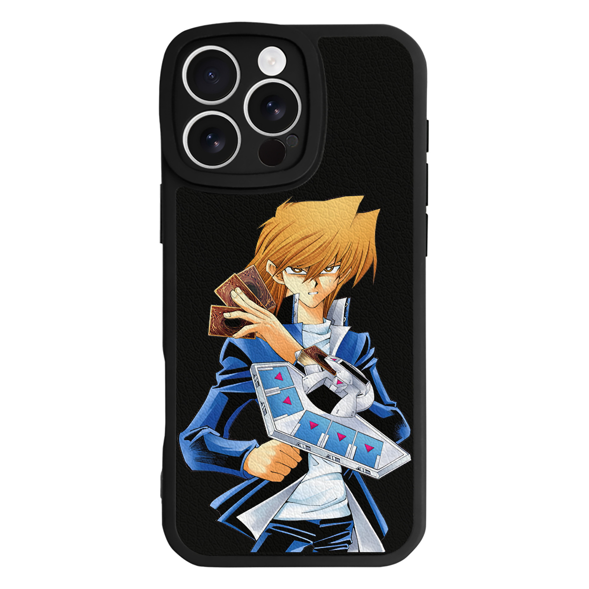 遊☆戯☆王 Yu-Gi-Oh! 【iPhone 16シリーズ対応】シリコンスマホケース（レザー調） 材質：シリコン
